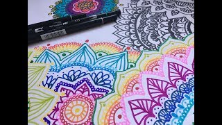 Como hacer mandalas Tutorial fácil [upl. by Garlanda]