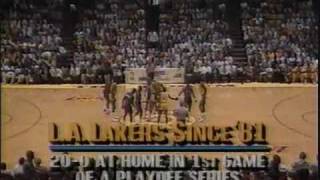 1988 NBA Finals Pistons at Lakers Gm 1 part 112 [upl. by Aisilef]