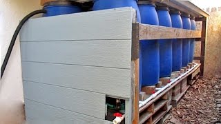 DIY Backyard Rainwater Harvesting Using Repurposed Food Grade Barrels [upl. by Ramo]