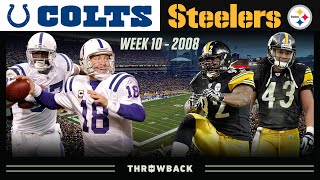 Legendary Offense amp Defense Collide Colts vs Steelers 2008 Week 10 [upl. by Ahsratal]