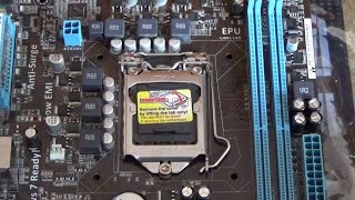 CPUAufrüstungTausch LGA1155 Sockel [upl. by Winters79]