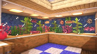 Minecraft How to Build a Modern Aquarium Design Tutorial [upl. by Ellemrac102]