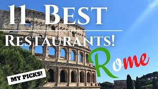 Where to Eat in Rome 11 Tips from a Local [upl. by Sarajane]