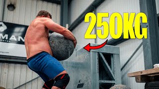 Epic 250kg Atlas Stone Lift [upl. by Eramal]