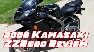 2008 Kawasaki ZZR600 Review and Walkaround [upl. by Etteuqram]