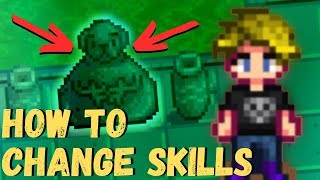 Stardew Valley  How to Change Your Skills  Quick Tutorial [upl. by Irish]