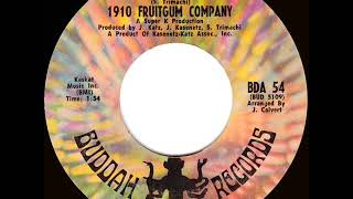 1968 HITS ARCHIVE 1 2 3 Red Light  1910 Fruitgum Company mono 45 [upl. by Nelie]