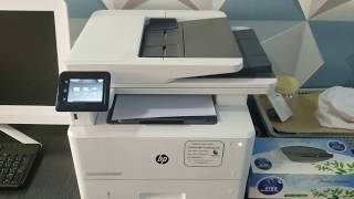 Remote Scanner configuration for Scan to network folder  HP LaserJet Pro MFP M426fdn [upl. by Etnoek651]