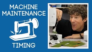 Sewing Machine Maintenance Timing [upl. by Esmond]