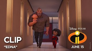 Incredibles 2 Clip  quotEdnaquot [upl. by Larena]