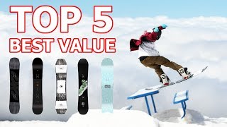 Top 5 Best Value Snowboards 2019 [upl. by Kutzenco]