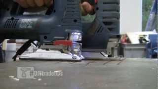 How to Quickly Cut Metal With a Jigsaw  BOSCH GST 25M [upl. by Narbig]