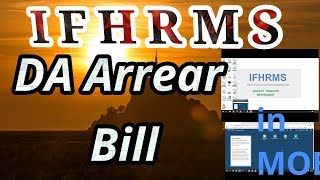 DA Arrear Bill in IHRMS  How to Prepare DA Arrear in IFHRMS [upl. by Aehtorod]