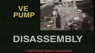 BOSCH VEPump Disassembly [upl. by Nnodnarb]