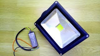 How To Repair The Led Floodlight  Reflector  Lamp [upl. by Mya444]