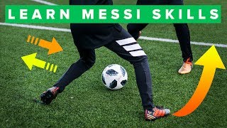 TOP 5 MESSI FOOTBALL SKILLS [upl. by Phaedra]