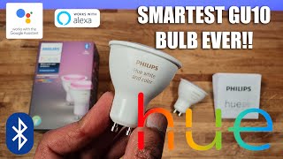 Philips Hue GU10 Smart Spotlight LED with Bluetooth Unboxing and Setup [upl. by Hsekar893]