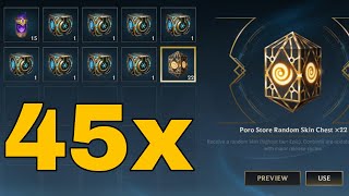 OPENING 45x SKIN CHESTS IN WILD RIFT 2024 [upl. by Osman]