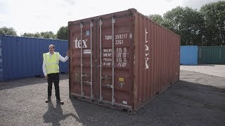 Introduction to a used 20ft shipping container [upl. by Mccallum]