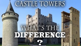 The difference between types of castle TOWERS [upl. by Garnett523]