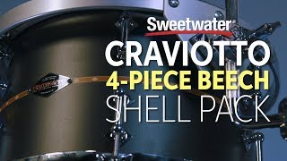 Craviotto 4piece Beech Shell Pack Review [upl. by Ateuqahs168]