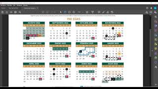 Calendario Escolar 20222023 SEP [upl. by Ordisy]