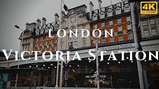 London Victoria Station Walk Through England 4K [upl. by Petronilla760]