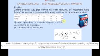 Test niezależności chikwadrat [upl. by Tonie941]