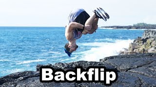 How To Do a Backflip Parkour Tutorial [upl. by Aissatsana132]