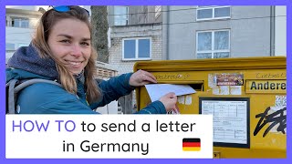 📮 How to SEND A LETTER in Germany A COMPLETE GUIDE for EXPATS [upl. by Blanka]