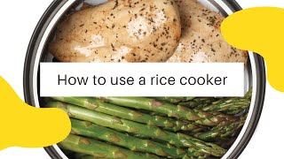 HOW TO USE A RICE COOKER  AROMA Cool Touch Rice Cooker  Steamer  Multicooker [upl. by Ynnek]