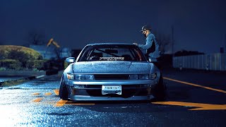 【有名車輌】 低く見えないストイックな silvia s13 PV stance dope car [upl. by Harcourt]