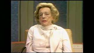 Lillian HellmanRare 1973 TV Interview [upl. by Adnolohs948]