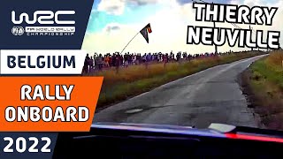 Thierry Neuville Rally Onboard  WRC Ypres Rally Belgium 2022 [upl. by Hayott]