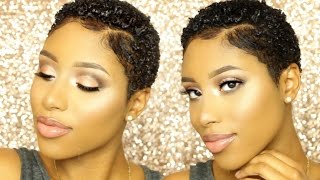 How To Define Curls for Short Natural Hair  TWA [upl. by Wheelwright]