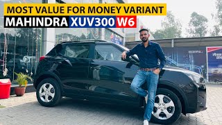 New Mahindra XUV 300 W6 Walkaround  Car Quest [upl. by Oruam469]