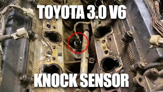 Knock Sensor Replacement How To  Toyota 4Runner Pickup 30 3VZE Intake Manifold Removal [upl. by Rhoads]