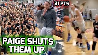 Paige Bueckers SILENCES Feisty Crowd 1 Ranked Player Drops 31 POINTS In Road Test 🤫 [upl. by Eerased131]