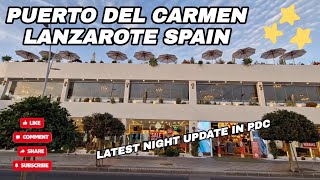 LANZAROTE SPAIN  LATEST NIGHT UPDATE [upl. by Artimed]