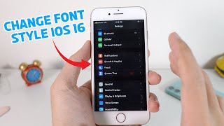 NEW Change Fonts on iOS 16 No Jailbreak [upl. by Enyluqcaj621]