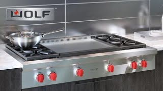 Wolf® Griddle demonstration  Cleaning and Maintenance Part 2 of 2 [upl. by Handal]