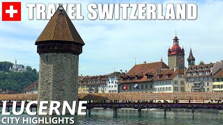 LUCERNE │ SWITZERLAND One day in Lucerne walking tour and city highlights HD [upl. by Forster]