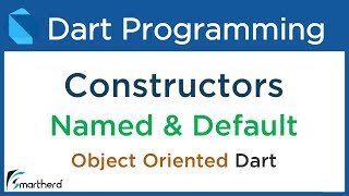 Dart Constructors Default Named and Parameterised Constructor Dart Flutter Tutorial 82 [upl. by Namolos]