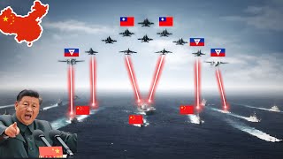 Sea War Begins Philippines and Taiwan Destroy Chinese Aircraft Carrier on Border  Arma 3 Milsim [upl. by Rinum]