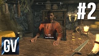 Lets Play Skyrim Part 2  The Quest for the Claw [upl. by Osbert]