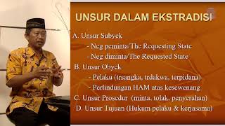 HKUM4305 Hukum Pidana Internasional Ekstradisi Dr Joko Setiyono [upl. by Belva216]