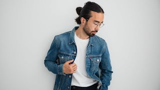 6 Ways To Wear A Denim Jacket in 90 seconds [upl. by Haseena]