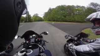 kawasaki ZZR 600 vs GSXR 750 [upl. by Rekoob525]