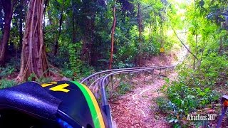 HD Jamaican High Speed Bobsled Ride through the Jungle  Mystic Mountain Jamaica [upl. by Keene]