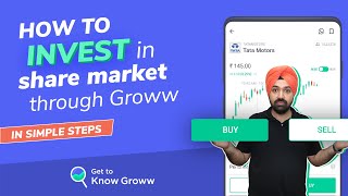 How to Invest in stock market for Beginners  Groww app kaise use kare  Buy amp Sell Shares on Groww [upl. by Brucie]